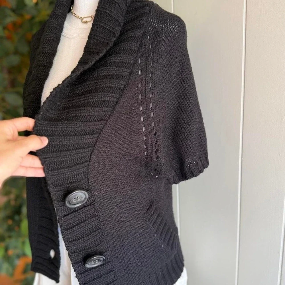 Old Navy Black Knit Cardigan Top Women's Size Xs